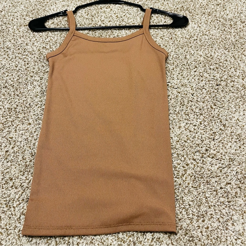 No Boundaries Brown Tank Top Size XS